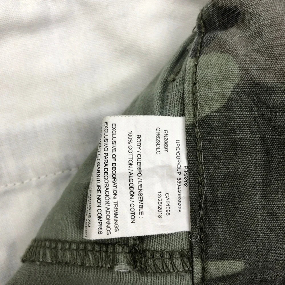 Genuine Dickies Mens 32 Camo Ripstop Cargo Shorts Green 10